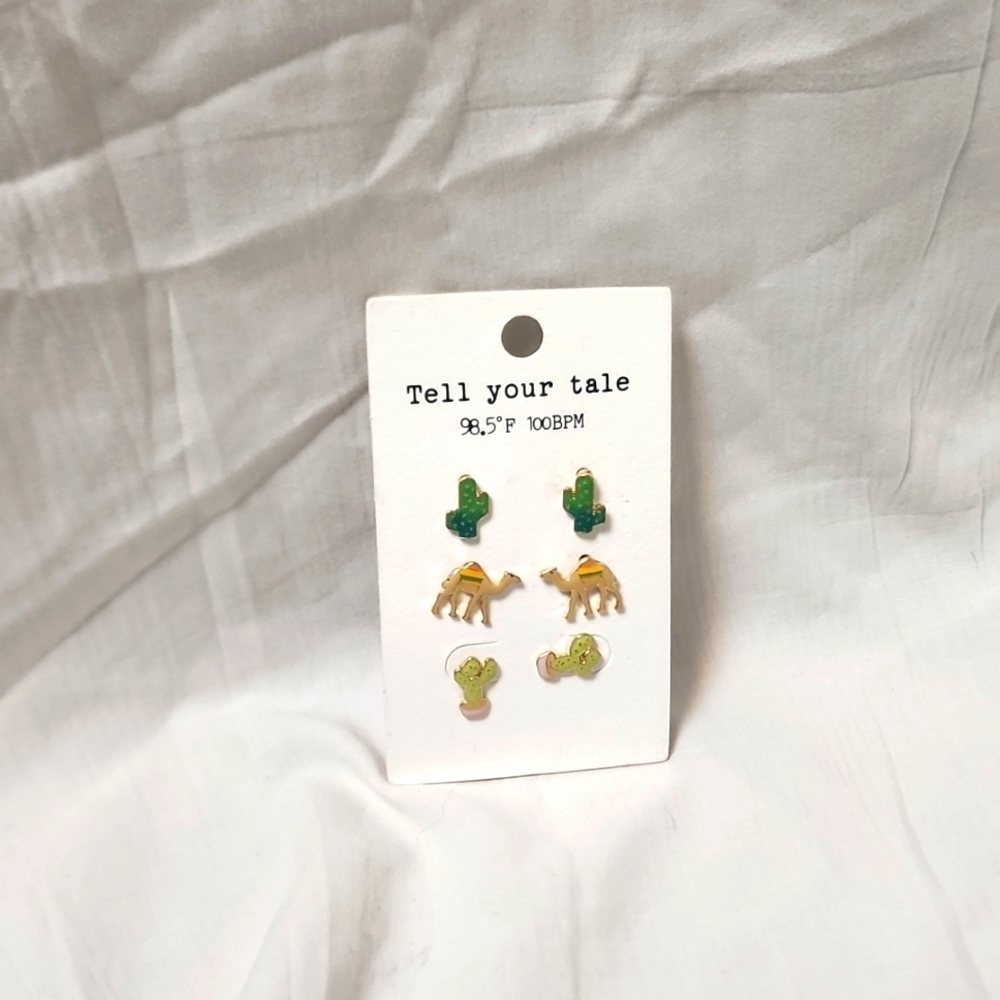 Desert Themed Earring Set